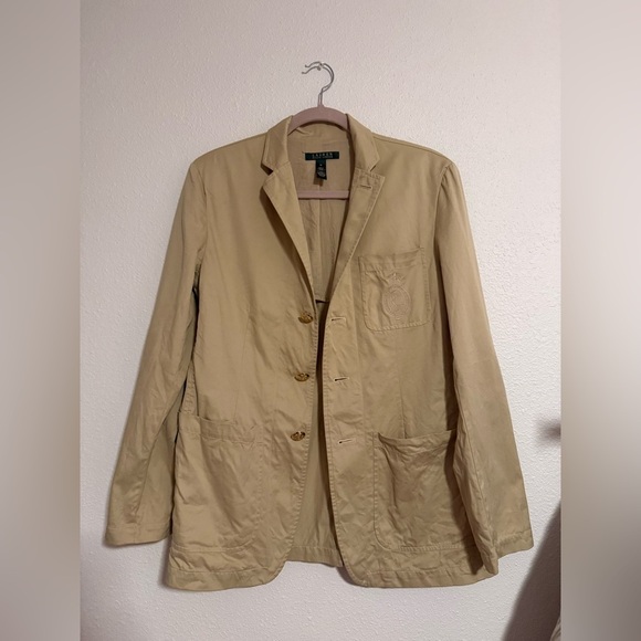 Lauren Ralph Lauren Beige Blazer - Picture 1 of 7